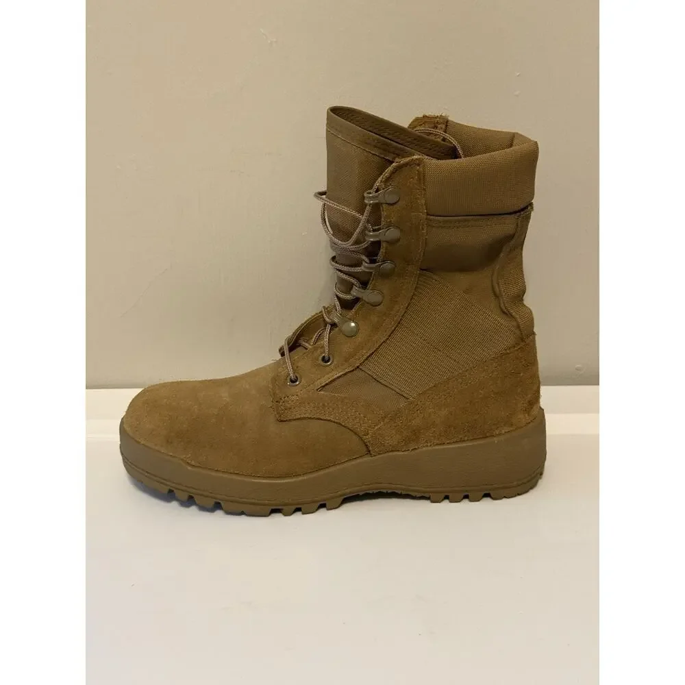 US Military McRae Coyote Men’s Size 6.5 Hot Weather Combat Boots Vibram Tactical